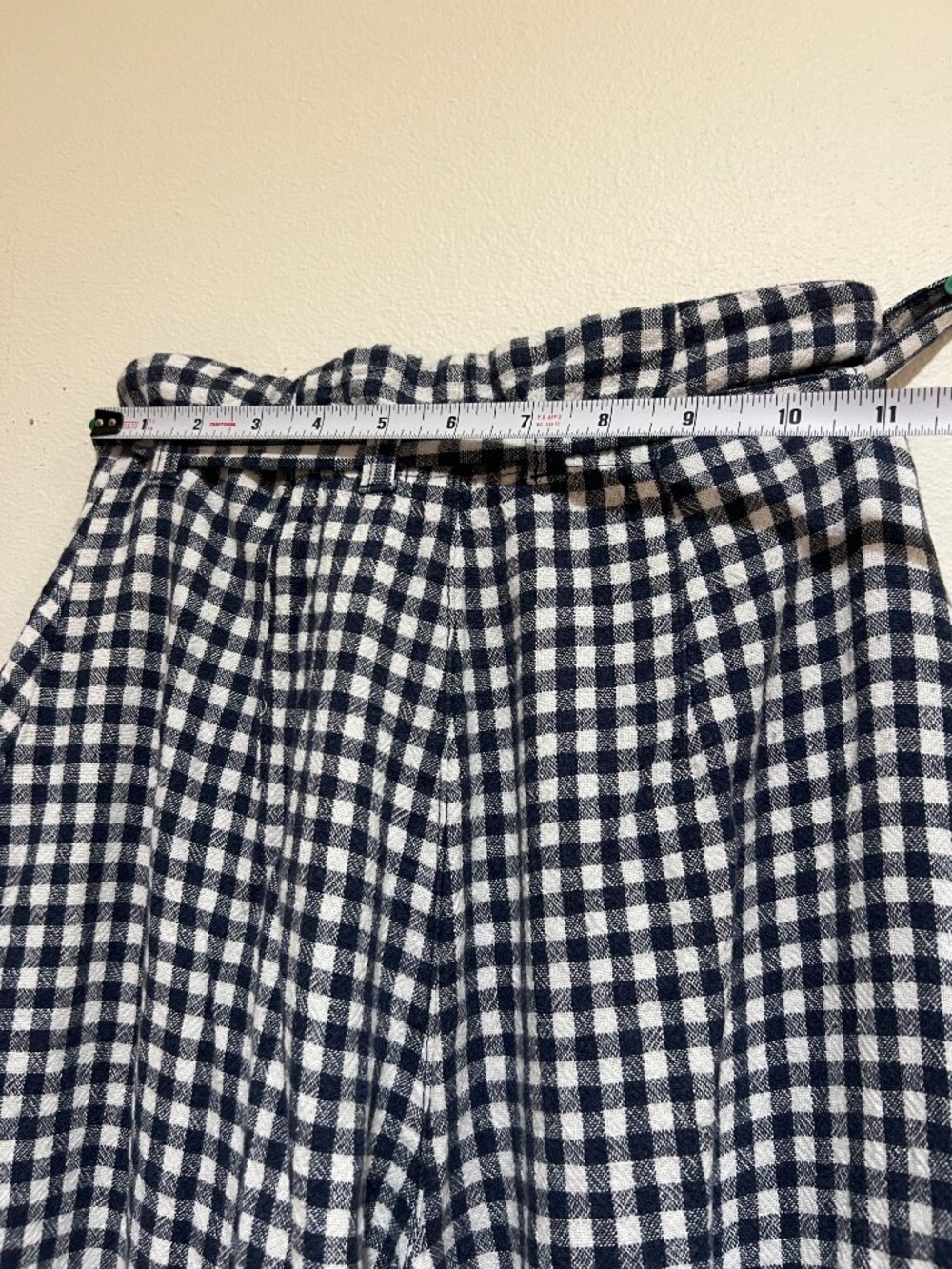 Abercrombie Blue Gingham Pants - Picture 3 of 7